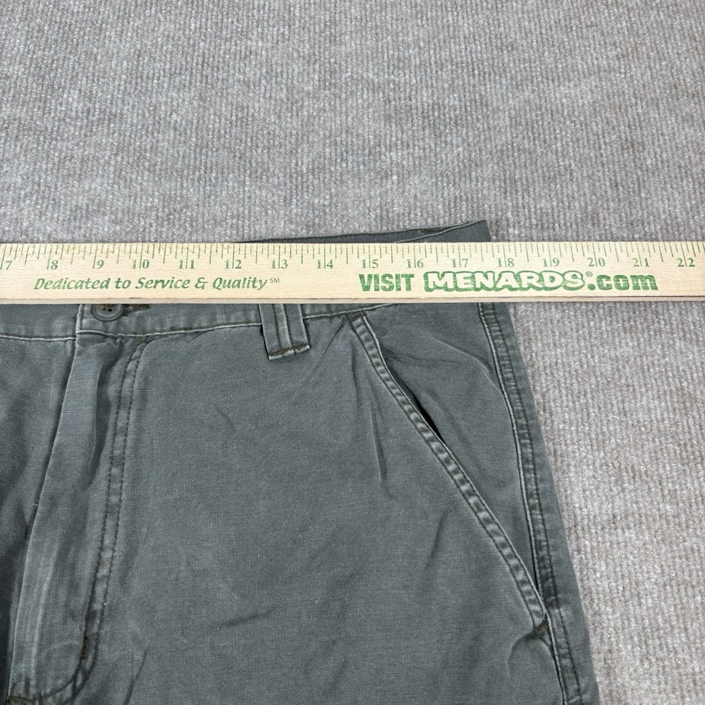 Vintage‎ Old Navy Pants Mens 35x32 Army Green Cargo Convertible Military Baggy - Picture 10 of 13